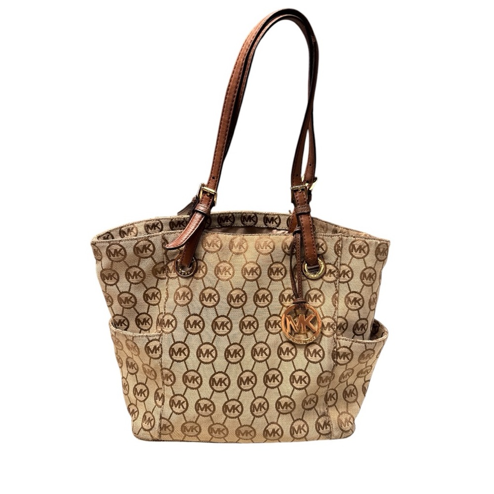 Y2K Michael Kors Canvas Logo Tote Bag